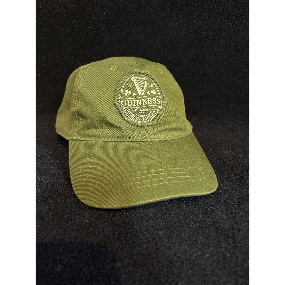 Guinness Dublin Ireland Hat/Cap Adjustable Strapback Green